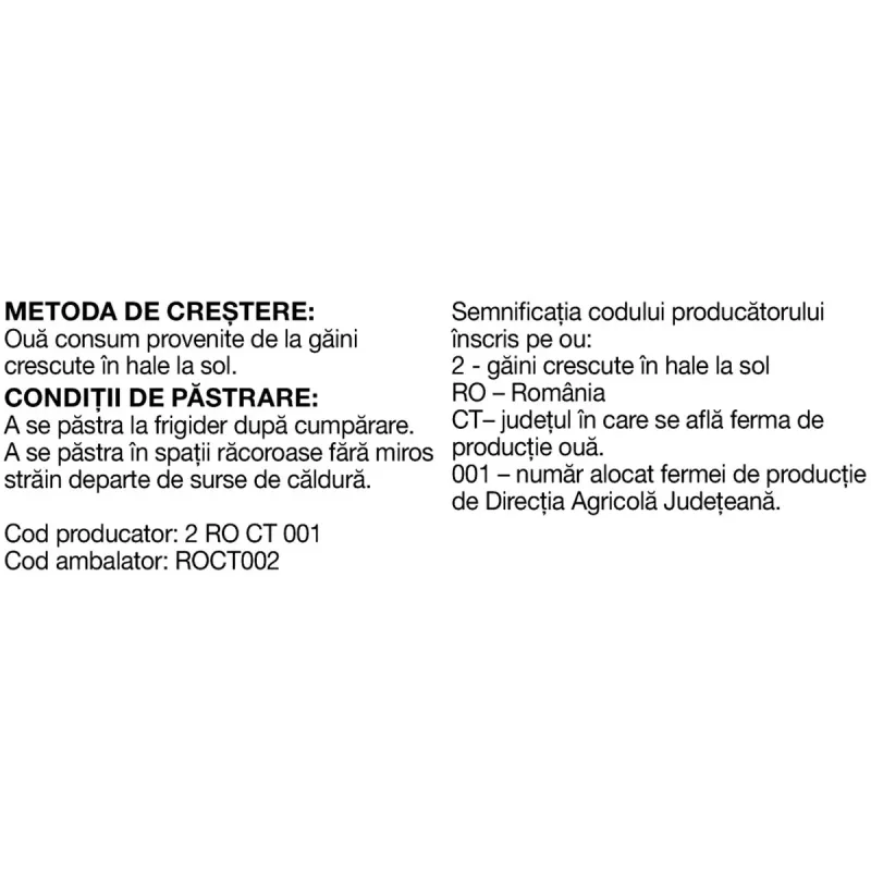 Imaginea numarul 4 reprezentatand Ouă de găină Pouce, mărimea M, cod 2, 30 bucăți