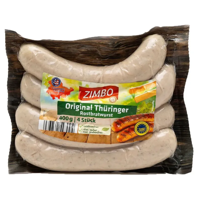 Imaginea numarul 2 reprezentatand Cârnați albi Thuringer Zimbo, 400 g
