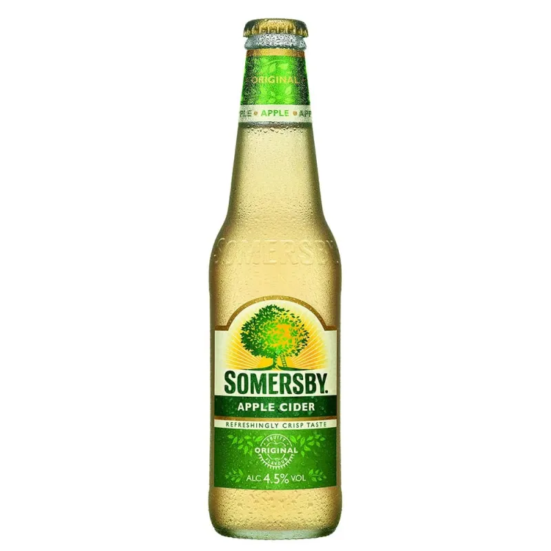 Imaginea numarul 2 reprezentatand Cidru Somersby, cu aromă de mere, 0.33 l