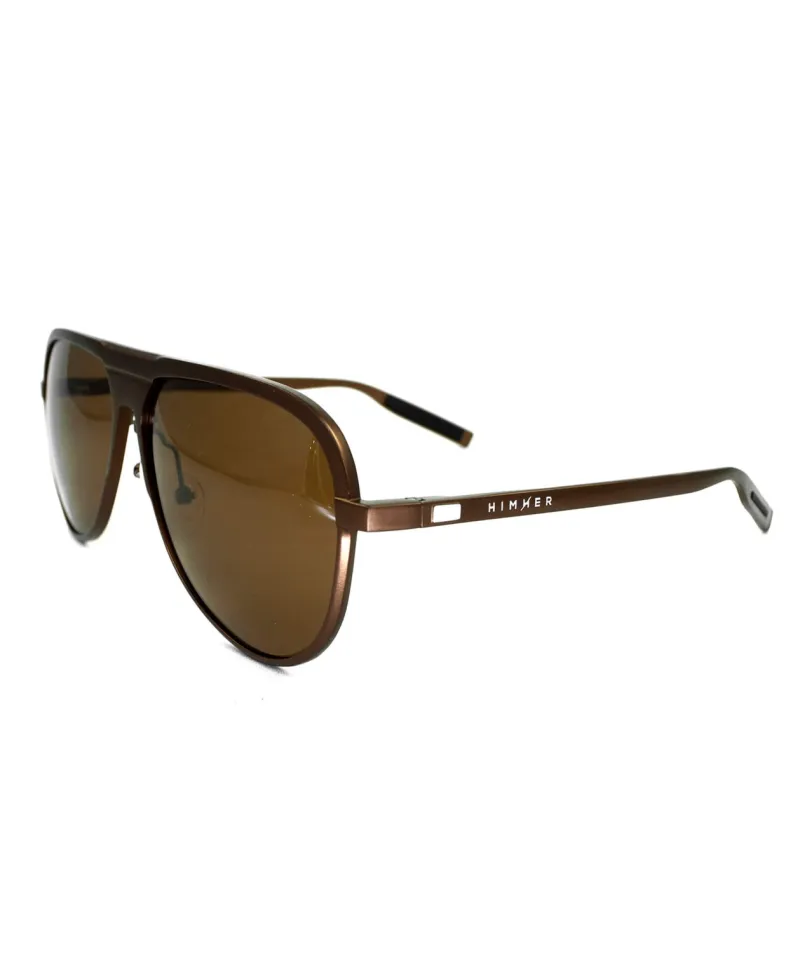 Imagine pentru Ochelari de soare bărbați Polarized Aviator Brown