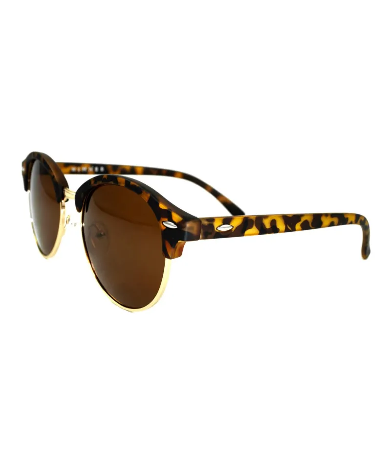 Imagine pentru Ochelari de soare unisex Polarized Round Leopard