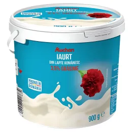 Imagine pentru Iaurt natur Auchan, 3.5% grasime, 900 g din aceiasi categorie