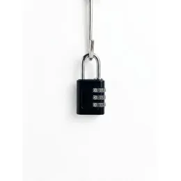 Imagine pentru Lacăt pentru troler Simpl, cu cifru, 31 mm, Negru din aceiasi categorie