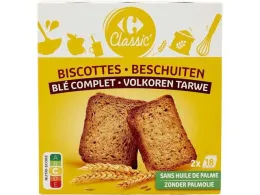 Imagine pentru Pâine prăjită 36 buc. Carrefour Classic, 300 g din aceiasi categorie