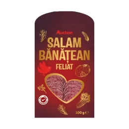 Imagine pentru Salam banatean Auchan, 100 g din aceiasi categorie