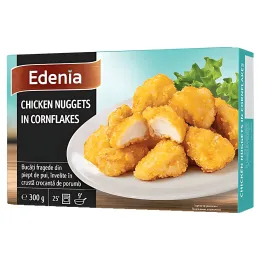 Imagine pentru Nuggets de pui Edenia, crusta de porumb, 300 g din aceiasi categorie