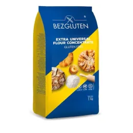 Imagine pentru Faina fara gluten concentrata extra universala, 1 kg, Bezgluten din aceiasi categorie