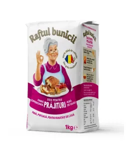 Imagine pentru Faina alba pentru prajituri Raftul bunicii, superioara 000, 1 kg din aceiasi categorie