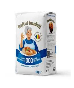 Imagine pentru Faina alba de grau Raftul bunicii, superioara 000, 1 kg din aceiasi categorie