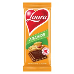 Imagine pentru Ciocolata Laura cu arahide 85g din aceiasi categorie