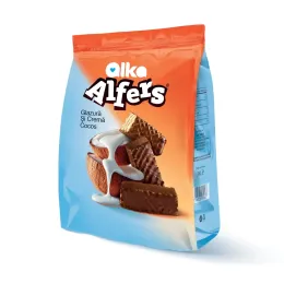 Imagine pentru Napolitane Alfers cu crema cocos, glazurate 180g din aceiasi categorie