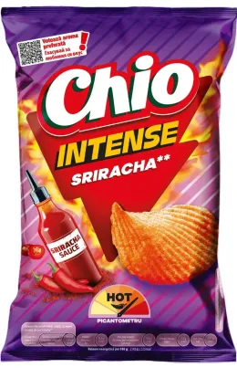 Imagine pentru Chipsuri Ondulate Din Cartofi Sriracha Mayo 120G Chio Intense din aceiasi categorie