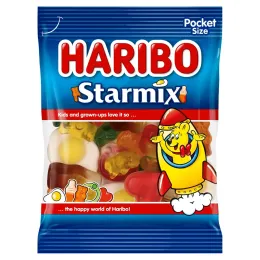 Imagine pentru Bomboane gumate Haribo Starmix cu aroma de fructe si cola 100 g din aceiasi categorie