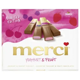 Imagine pentru Bomboane de ciocolata Merci Yoghurt & Fruit Editie Limitata 250g din aceiasi categorie