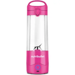 Imagine pentru Blender portabil Nutribullet NBP003BP, capacitate 475 ml, 15 utilizari per incarcare, USB-C, Roz din aceiasi categorie