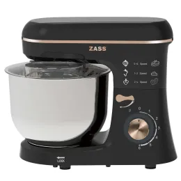Imagine pentru Mixer planetar Zass ZPSM 20, 6 trepte de viteza, 6 litri, 1400 W, Negru / Auriu din aceiasi categorie