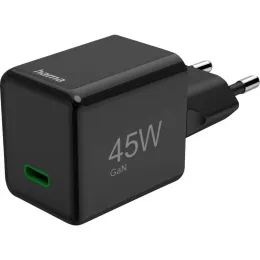 Imagine pentru Mini Incarcator Retea Hama GaN, USB-C, PD, 45 W, Negru din aceiasi categorie