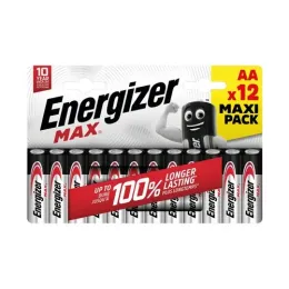 Imagine pentru Set 12 baterii alcaline AA Energizer Max din aceiasi categorie