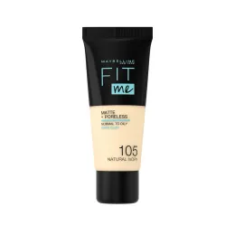 Imagine pentru Fond de ten Maybelline New York Fit Me Matte & Poreless 105 Natural Ivory, 30 ml din aceiasi categorie