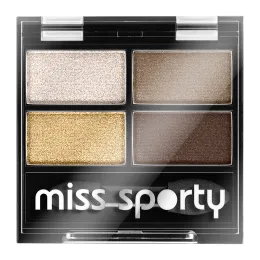 Imagine pentru Paleta de farduri pentru pleoape Miss Sporty Studio Color Quattro, 413 Golden Eye, 5 g din aceiasi categorie