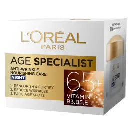 Imagine pentru Crema antirid pentru fata L\'Oreal Paris Age Specialist 65+ de noapte, 50 ml din aceiasi categorie