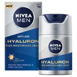 Imagine pentru Crema Nivea Men Hyaluron SPF15, hidratanta, antirid, 50 ml din aceiasi categorie