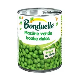 Imagine pentru Mazăre verde boabe dulce, 800 g, Bonduelle din aceiasi categorie