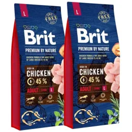 Imagine pentru Hrană câini Adult talie mare, 2×15 kg, Brit Premium din aceiasi categorie