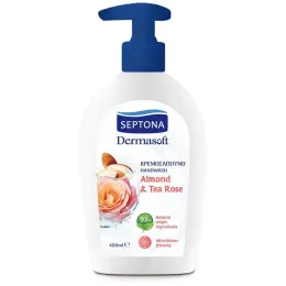 Imagine pentru Sapun lichid Septona Dermasoft Almond & Tea Rose Handwash, 400ml din aceiasi categorie