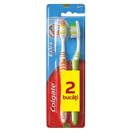 Imagine pentru Pachet: 2 x Periuta de dinti Colgate Extra Clean Medium din aceiasi categorie