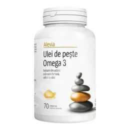 Imagine pentru Ulei de pește Omega 3, 70 capsule, Alevia din aceiasi categorie