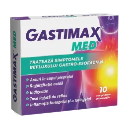 Imagine pentru Gastimax Med comprimate masticabile, 1 buc, Gastimax din aceiasi categorie