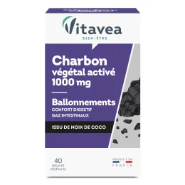 Imagine pentru Supliment alimentar Cărbune Vegetal Active, 40 capsule, Vitavea din aceiasi categorie