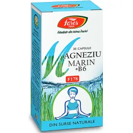 Imagine pentru Supliment alimentar magneziu și vitamina B6, 30 comprimate, Fares din aceiasi categorie