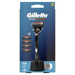Imagine pentru Aparat de ras Gillette ProGlide cu suport pentru aparatul de ras, maner + 4 rezerve din aceiasi categorie
