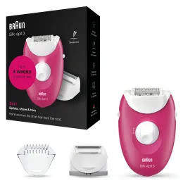 Imagine pentru Epilator Braun Silk-epil 3 3-276, 20 de pensete, Roz / Alb din aceiasi categorie