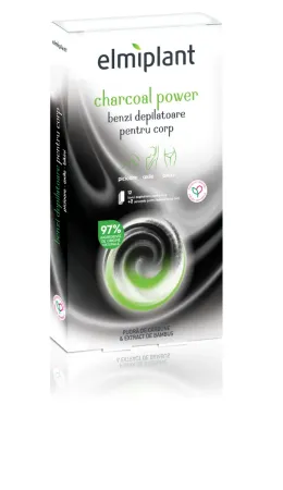 Imagine pentru Benzi depilatoare Elmiplant Charcoal Power pentru corp, 12 buc din aceiasi categorie