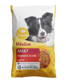 Imagine pentru Hrana Uscata Caini Cu Adaos De Vita Si Legume 10Kg din aceiasi categorie