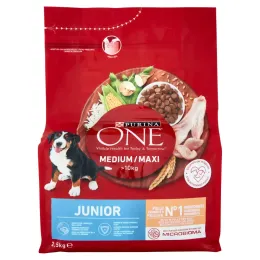 Imagine pentru Hrana uscata caini Purina One Junior pui cu orez, 2.5kg din aceiasi categorie