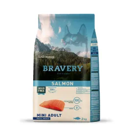 Imagine pentru Hrana uscata caini adult mini somon 2 kg, Bravery din aceiasi categorie