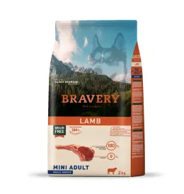 Imagine pentru Hrana uscata caini adult mini miel 2 kg, Bravery din aceiasi categorie