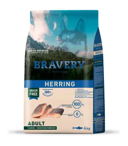 Imagine pentru Hrana uscata caini adult med/lg hering 4 kg, Bravery din aceiasi categorie