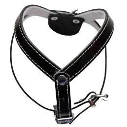 Imagine pentru Ham pentru caini 4Dog, piele, 42x53-59 cm, Negru din aceiasi categorie