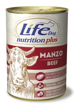 Imagine pentru Hrana umeda pentru caini Life Dog cu vita 400g din aceiasi categorie