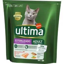 Imagine pentru Hrana uscata pentru pisici Ultima Adult Sterilizat, cu somon, 800g din aceiasi categorie