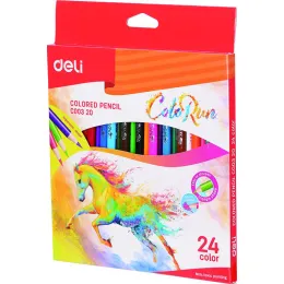 Imagine pentru Creioane colorate Colorun, 24 bucăți/set, Deli din aceiasi categorie