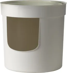 Imagine pentru Litiera pentru pisici Moderna Rondana, 49.5x49.5x48.5 cm, Alb din aceiasi categorie