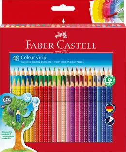 Imagine pentru Creioane colorate Grip, 48 bucăți/set, Faber-Castell din aceiasi categorie