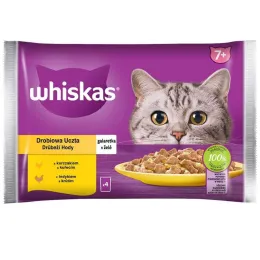 Imagine pentru Whiskas Hrana Umeda Pisici Pasare 4X85G din aceiasi categorie