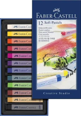 Imagine pentru Creioane pastel soft, 12 bucăți/set, Faber-Castell din aceiasi categorie